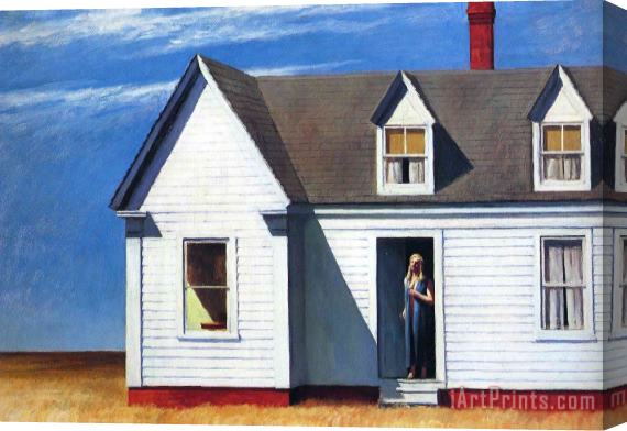 Edward Hopper High Noon Stretched Canvas Painting / Canvas Art