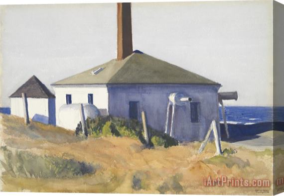 Edward Hopper House of The Fog Horn, No. 3 Stretched Canvas Painting / Canvas Art