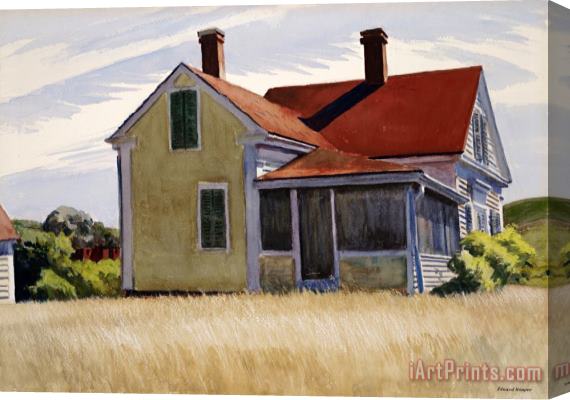 Edward Hopper Marshall's House Stretched Canvas Painting / Canvas Art