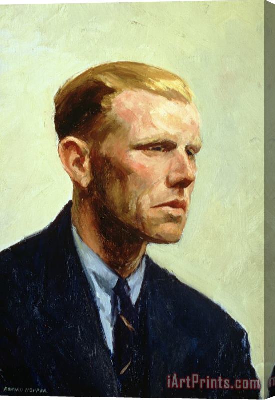 Edward Hopper Portrait Of A Man Stretched Canvas Painting / Canvas Art
