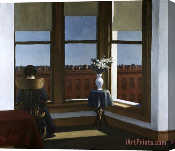 Edward Hopper Room in Brooklyn Stretched Canvas Print / Canvas Art