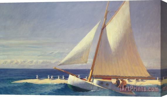 Edward Hopper Sailing Boat Stretched Canvas Print / Canvas Art
