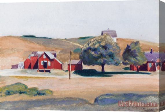 Edward Hopper South Truro Post Office I Stretched Canvas Print / Canvas Art