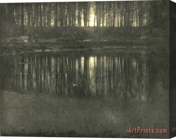 Edward Jean Steichen Moonlight The Pond Stretched Canvas Painting / Canvas Art