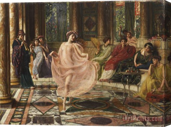Edward John Poynter The Ionian Dance Stretched Canvas Painting / Canvas Art