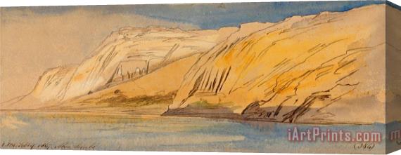 Edward Lear Abu Simbel, 1 00 Pm, 9 February 1867 (384) Stretched Canvas Print / Canvas Art