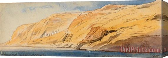 Edward Lear Abu Simbel, 1 10 Pm, 9 February 1867 (385) Stretched Canvas Painting / Canvas Art