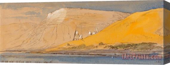 Edward Lear Abu Simbel, 10 30 Am, 9 February 1867 (383) Stretched Canvas Painting / Canvas Art