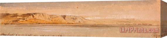 Edward Lear Abu Simbel 3 Stretched Canvas Painting / Canvas Art