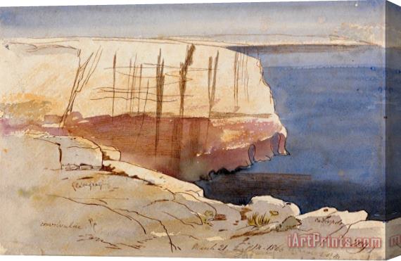 Edward Lear Gozo, Near Malta Stretched Canvas Painting / Canvas Art