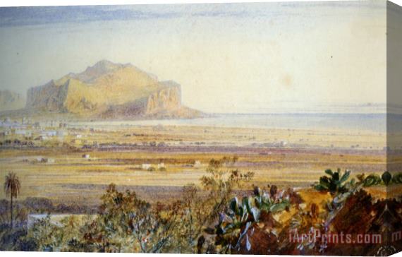 Edward Lear Palermo Sicily Stretched Canvas Painting / Canvas Art