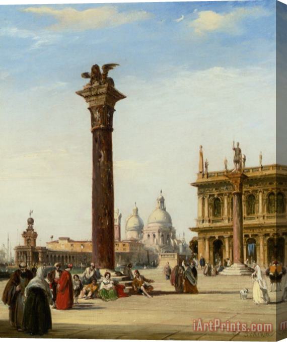 Edward Pritchett Piazza San Marco Venice Stretched Canvas Painting / Canvas Art
