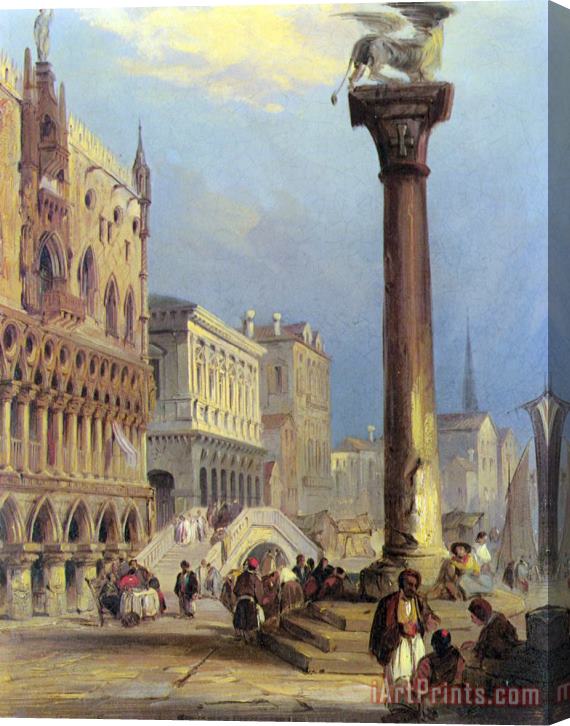 Edward Pritchett St. Marks And The Doges Palace, Venice Stretched Canvas Painting / Canvas Art
