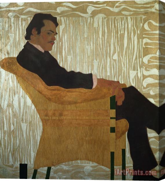 Egon Schiele Portrait of Hans Massmann Stretched Canvas Painting / Canvas Art