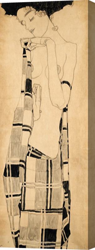 Egon Schiele Standing Girl Stretched Canvas Print / Canvas Art
