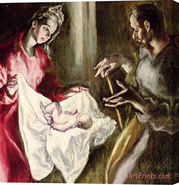 El Greco Domenico Theotocopuli The Nativity Stretched Canvas Painting / Canvas Art