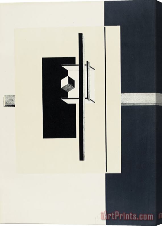 El Lissitzky 1o Kestnermappe Proun (proun. 1st Kestner Portfolio) Stretched Canvas Print / Canvas Art