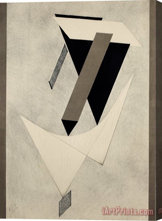 El Lissitzky Kestnermappe Proun, Rob. Levnis And Chapman Gmbh Hannover 4 Stretched Canvas Print / Canvas Art