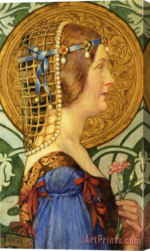 Eleanor Fortescue Brickdale If One Could Have That Little Head of Hers Stretched Canvas Print / Canvas Art