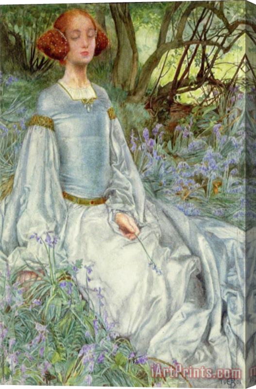 Eleanor Fortescue Brickdale In Spring Time, The Only Pretty Ring Time From As You Like It Stretched Canvas Painting / Canvas Art