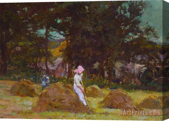 Elizabeth Adela Stanhope Forbes Haymaking Stretched Canvas Painting / Canvas Art