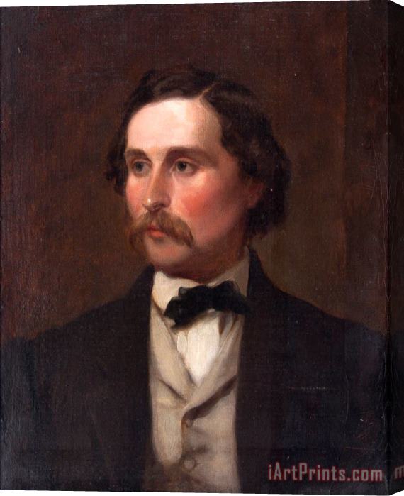Emanuel Leutz Nathan Flint Baker (1820 1891) Stretched Canvas Print / Canvas Art