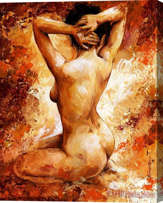 Emerico Toth Nude 06 Stretched Canvas Print / Canvas Art