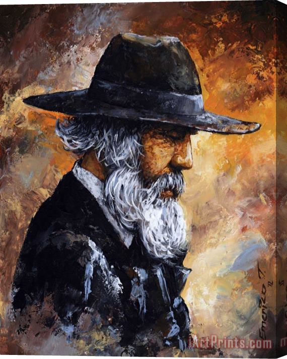 Emerico Toth Old Man Stretched Canvas Print / Canvas Art