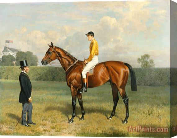 Emil Adam Ormonde Winner Of The 1886 Derby Stretched Canvas Print / Canvas Art
