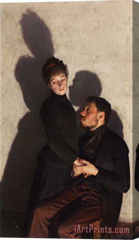 Emile Friant Ombres Portees Stretched Canvas Print / Canvas Art