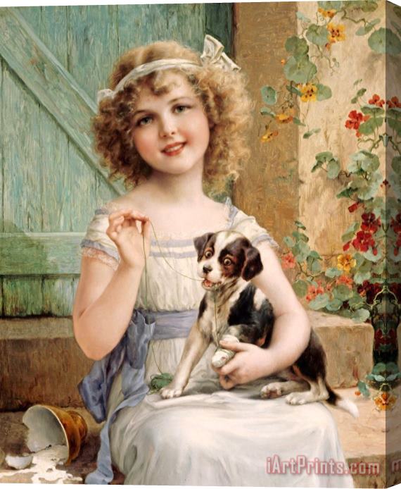 Emile Vernon Waiting for The Vet Stretched Canvas Painting / Canvas Art
