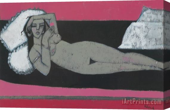 Endre Roder Carmena Resting Stretched Canvas Print / Canvas Art