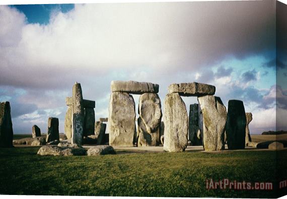 English School Stonehenge Stretched Canvas Painting / Canvas Art