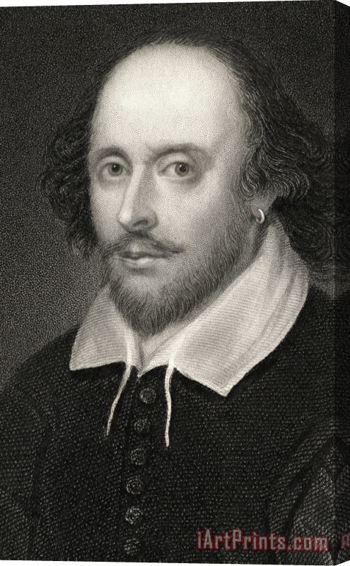 English School William Shakespeare Stretched Canvas Print / Canvas Art