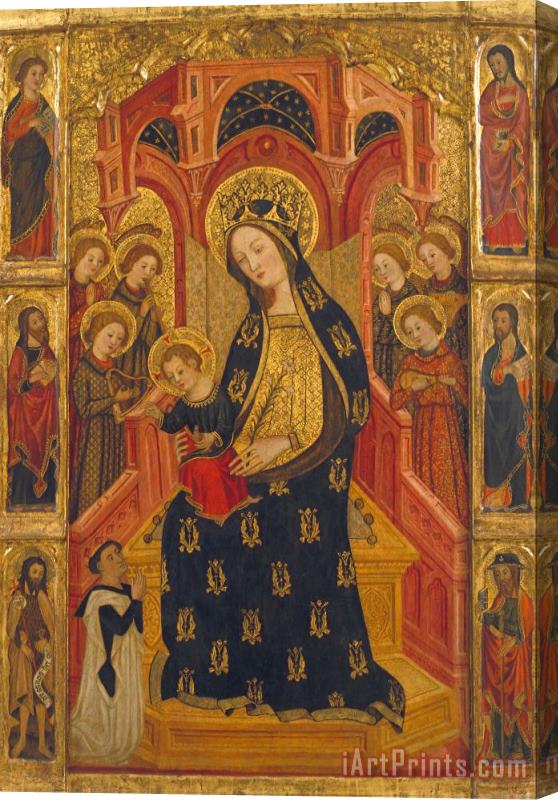 Enrique De Estencop Virgin of The Angels Stretched Canvas Painting / Canvas Art