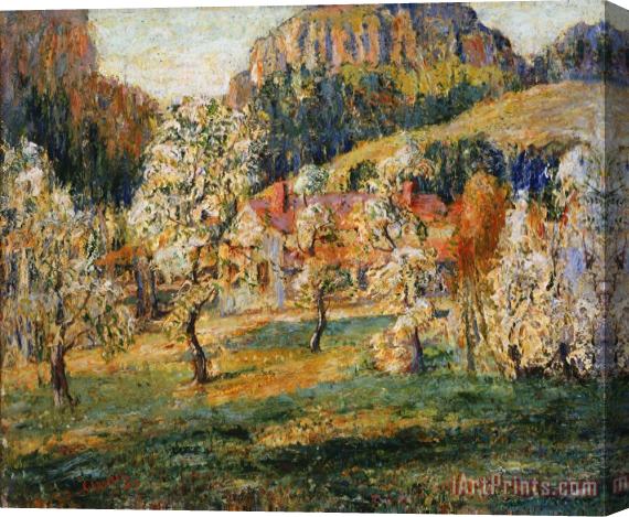 Ernest Lawson May in The Mountains Stretched Canvas Print / Canvas Art