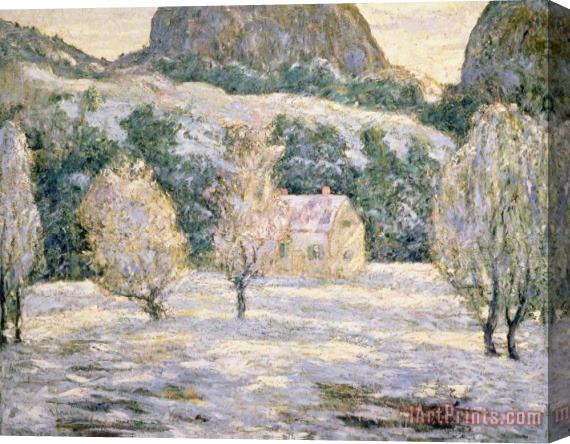 Ernest Lawson Winter Stretched Canvas Painting / Canvas Art