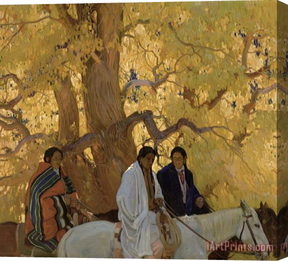 Ernest Martin Hennings Passing By Stretched Canvas Painting / Canvas Art