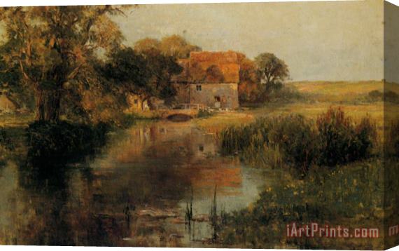 Ernest Walbourn Dorchester Mill Oxfordshire Stretched Canvas Painting / Canvas Art