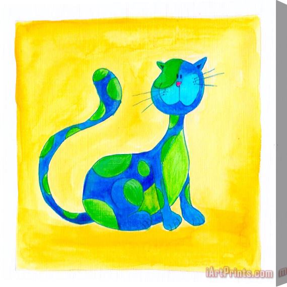 Esteban Studio Cat 3 Stretched Canvas Print / Canvas Art