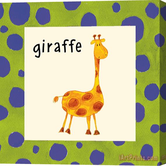 Esteban Studio Giraffe Stretched Canvas Print / Canvas Art