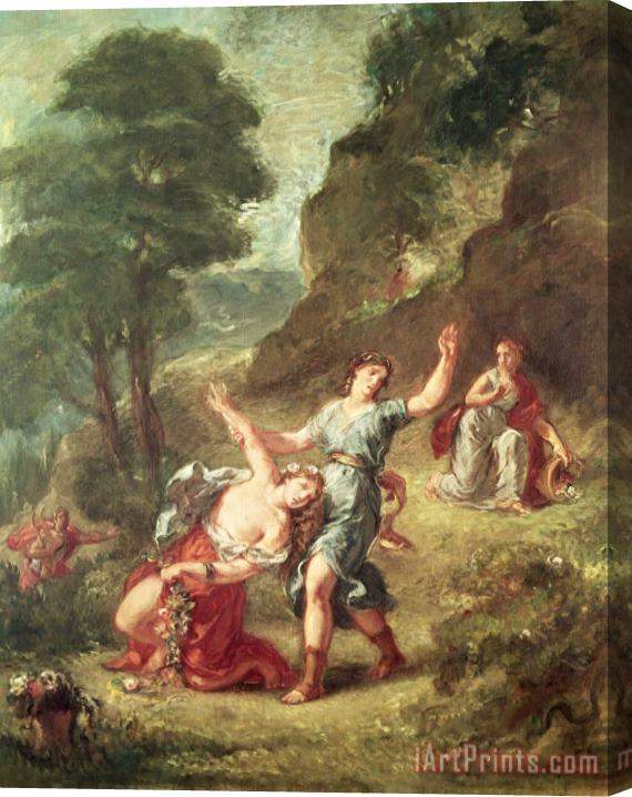 Eugene Delacroix Orpheus And Eurydice, Spring From a Series of The Four Seasons Stretched Canvas Print / Canvas Art