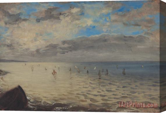 Eugene Delacroix Sea Viewed From The Heights of Dieppe Stretched Canvas Painting / Canvas Art