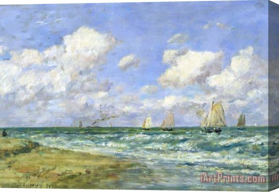 Eugene Louis Boudin Marine scene Stretched Canvas Painting / Canvas Art