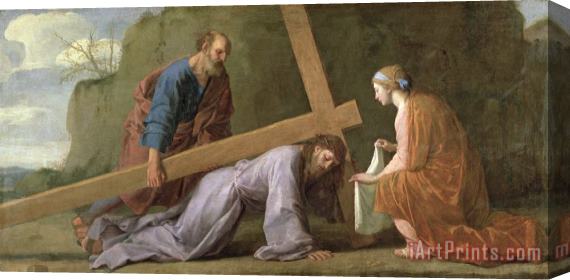 Eustache Le Sueur Christ Carrying the Cross Stretched Canvas Print / Canvas Art