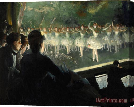Everett Shinn The White Ballet Stretched Canvas Painting / Canvas Art