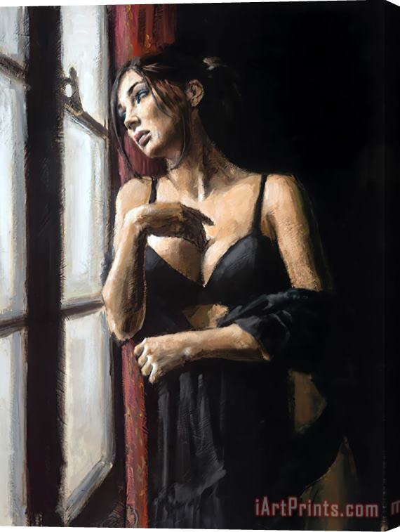 Fabian Perez At The Window I, 2020 Stretched Canvas Print / Canvas Art
