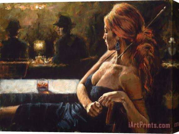 Fabian Perez Cynzia at Las Brujas Stretched Canvas Painting / Canvas Art