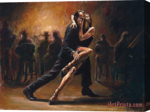 Fabian Perez Tango Stretched Canvas Painting / Canvas Art