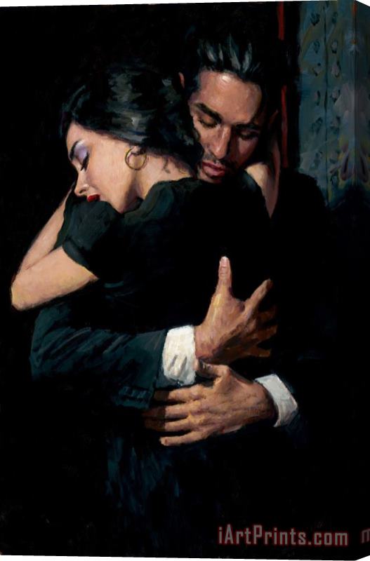 Fabian Perez The Embrace II Stretched Canvas Painting / Canvas Art